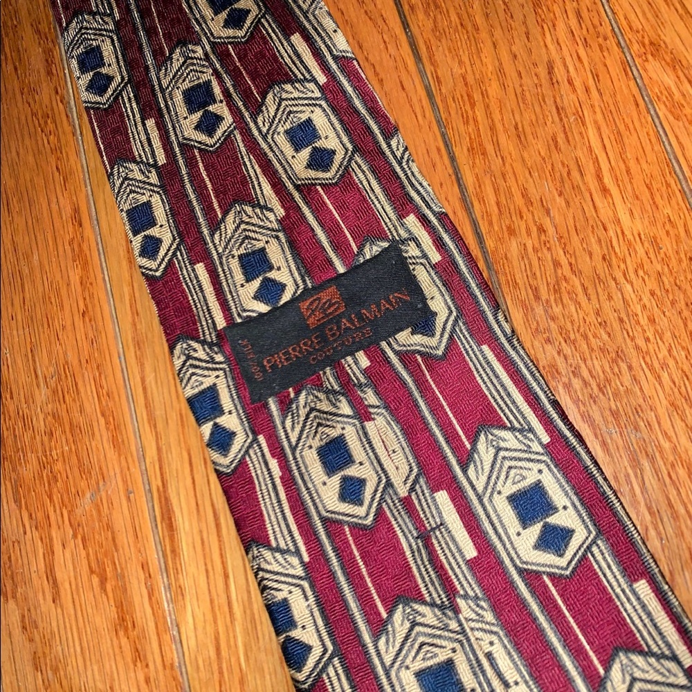 Authentic Balmain Patterned Tie